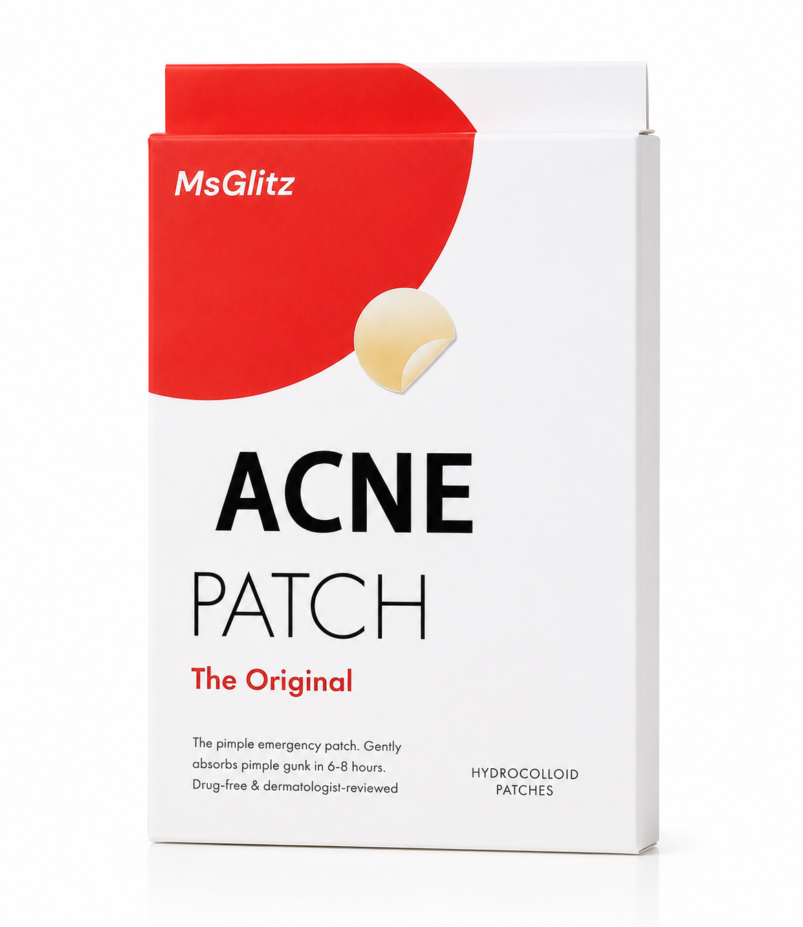 MsGlitz Acne Pimple Patch - Korean Skin Care - Clear - Lab Tested - 36's