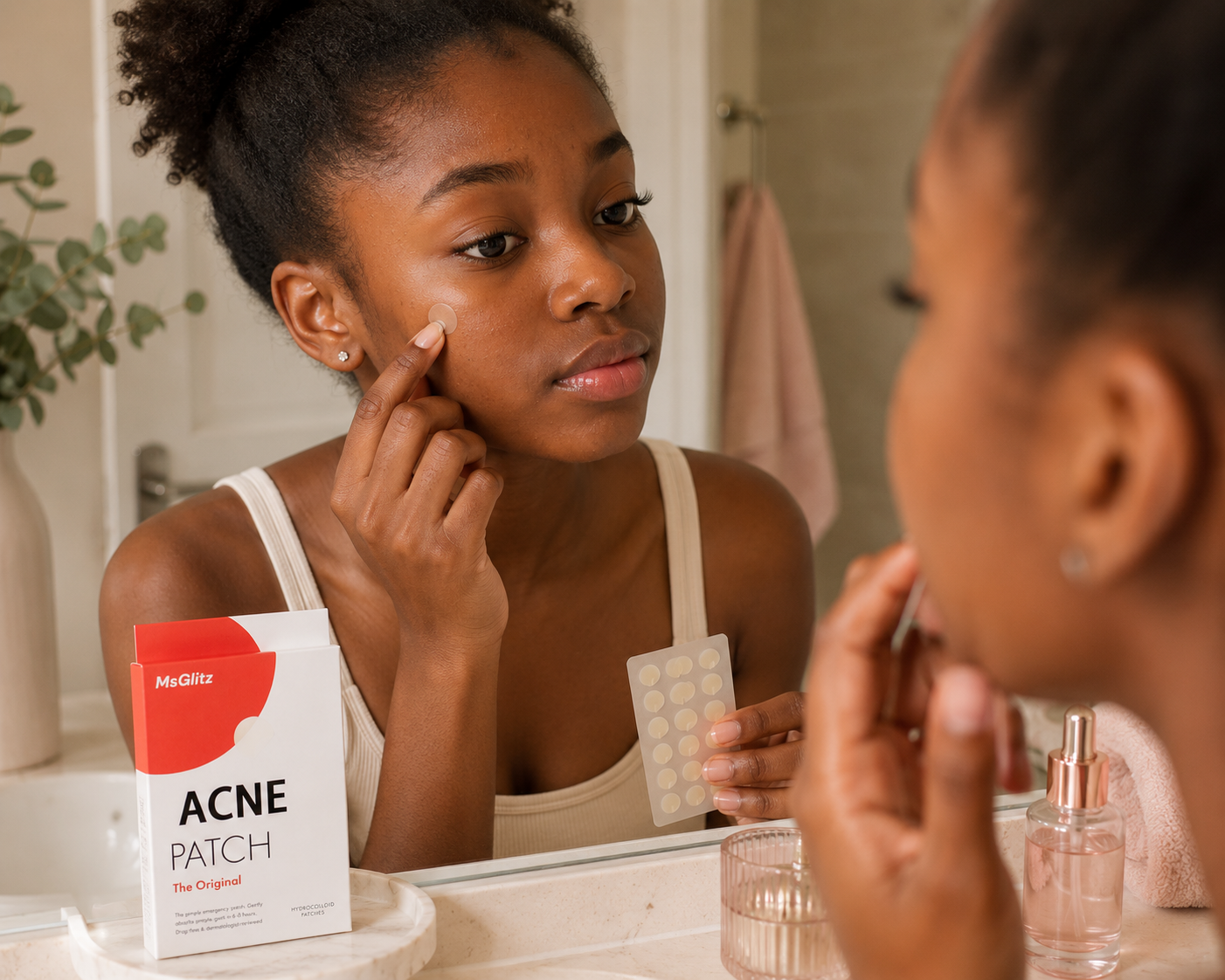 MsGlitz Acne Pimple Patch - Korean Skin Care - Clear - Lab Tested - 36's