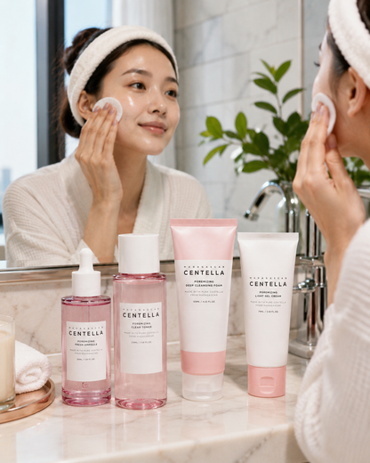 Madagascar Centella Poremizing 4-Step Skincare Set