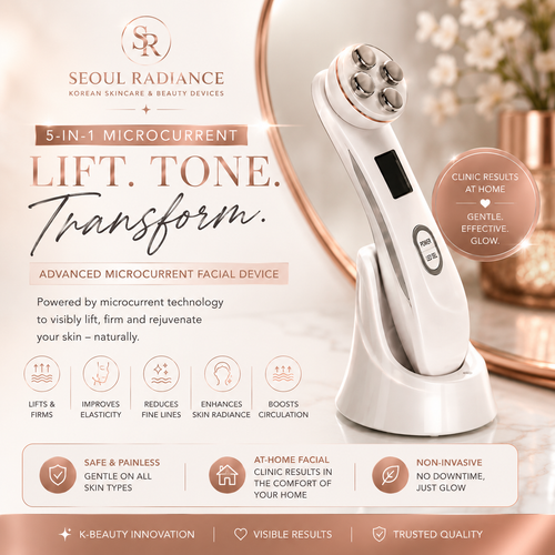5 in 1 Multifunctional Skin Tightening Facial Massager