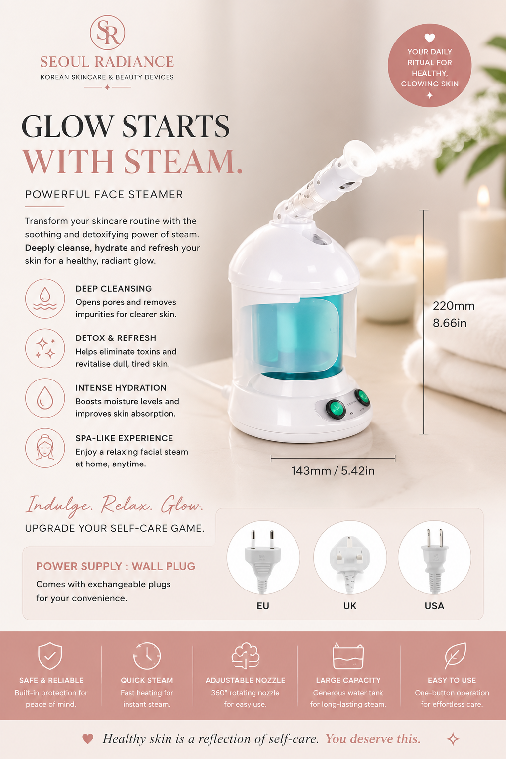 Face steamer