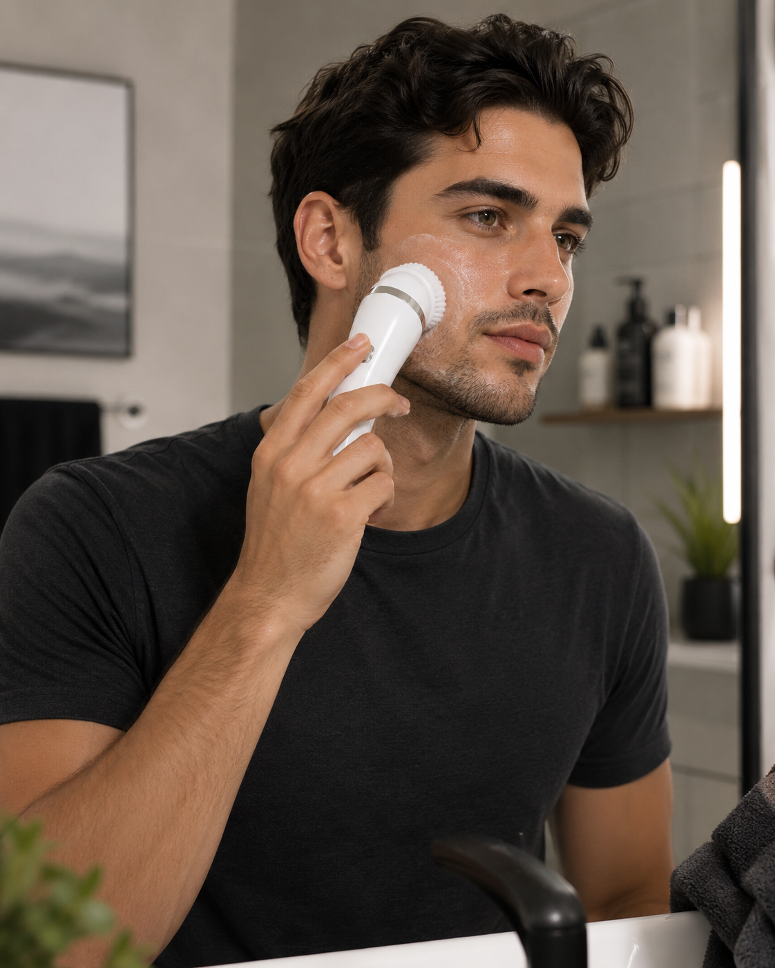 4-In-1 Rechargeable Electric Facial Cleansing Brush