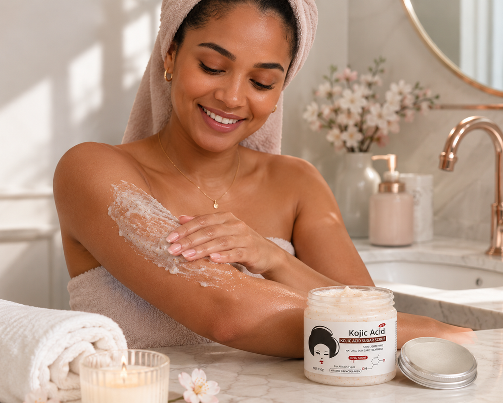 WWP Kojic Acid Face &amp; Body Scrub